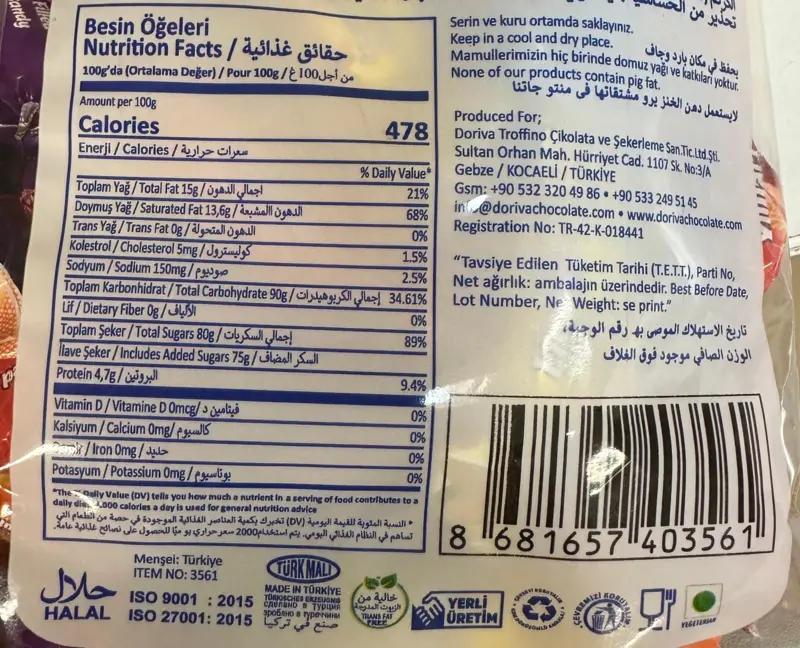 Candy Mix fruktkarameller, 700g