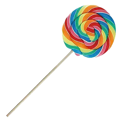 Swirl Rainbow Slikkepind 1 stk 30g