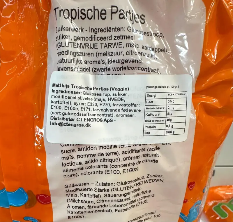 Matthijs Veggie Tropisk Mix, 1kg