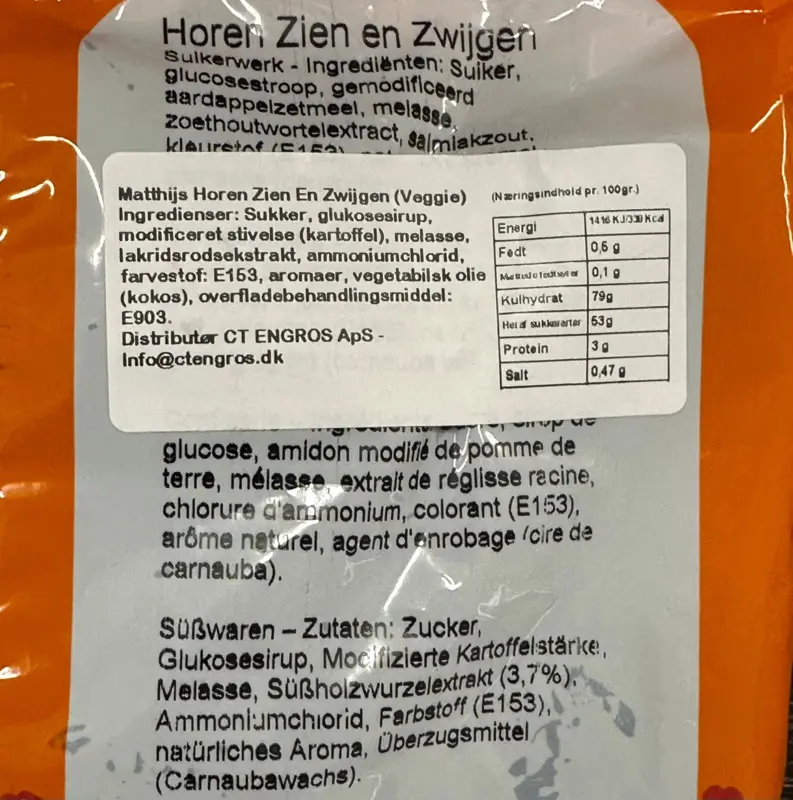 Matthijs Veggie Hør, se og tal ikke ondt, 1kg