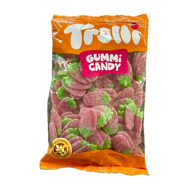 Trolli Gummi Candy, Sauer Erdbeere, 1000g