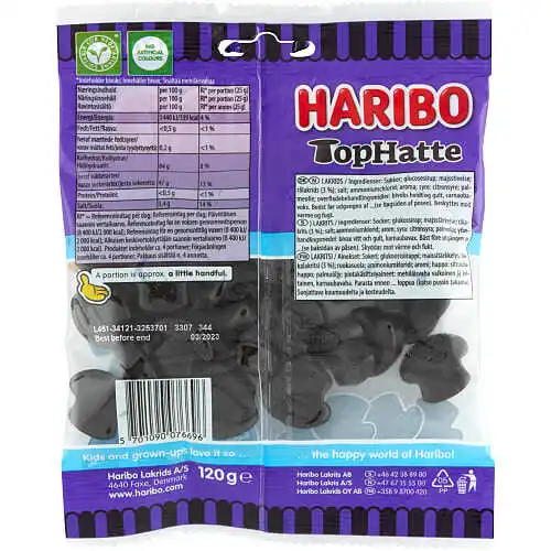 Haribo TopHatte 120 g