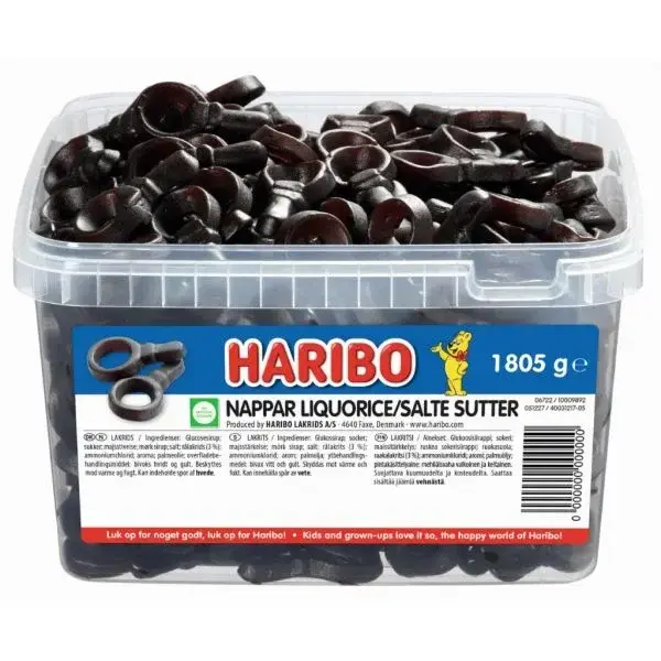Nappar Lakritz, Haribo 1805 g