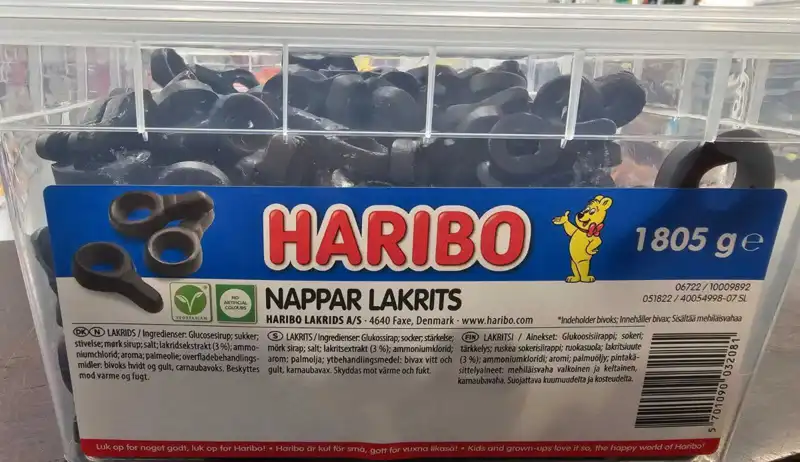 Nappar Lakritz, Haribo 1805 g