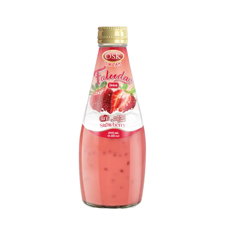 Falooda-Getränk mit Erdbeergeschmack 290 ML