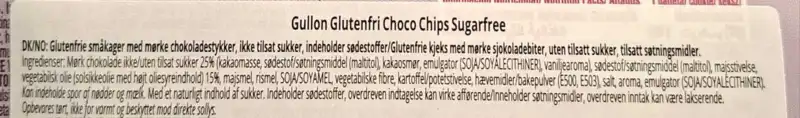 Socker- och glutenfria chokladkex Gullon 130g (Vegansk)
