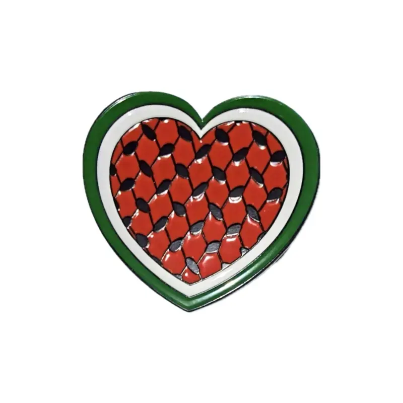 Palestina-pin, vattenmelonhjärta