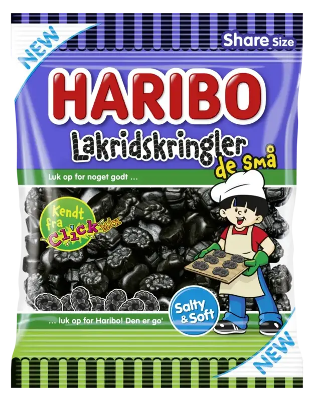 Lakridskringler - De Små Haribo 120g
