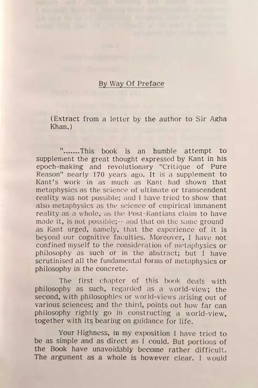 Philosophy A Critique