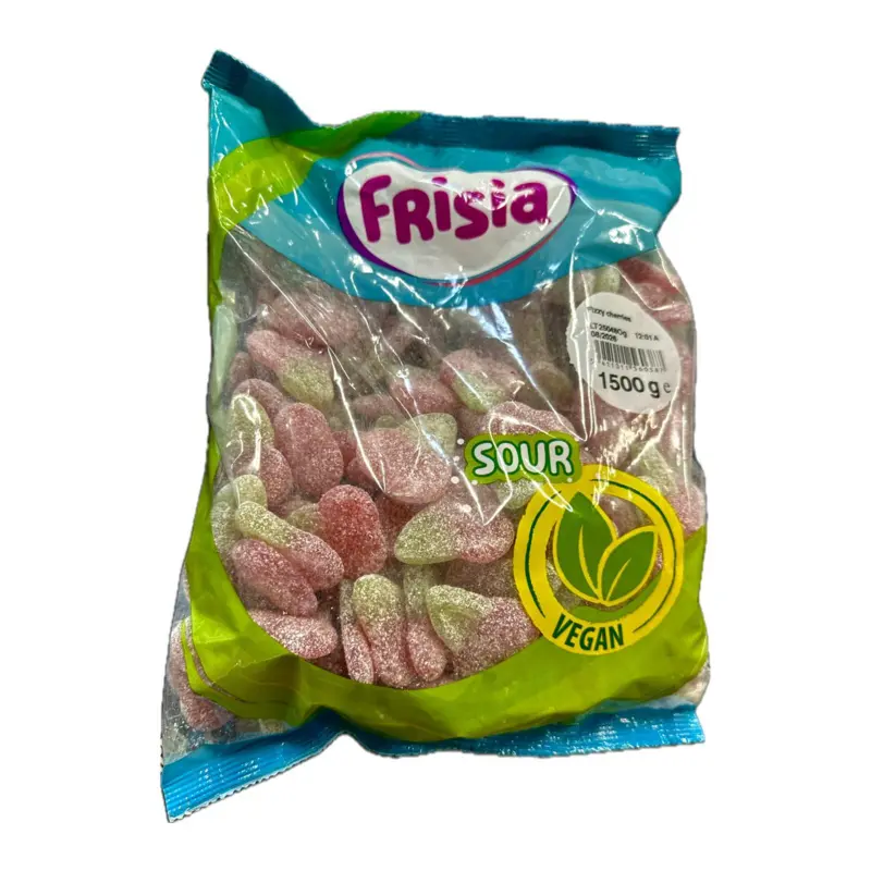 Frisia Sour Fizzy Cherries, vegansk, 1500g