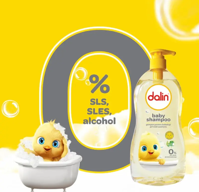 Baby Shampoo & Body Wash Dalin 900ml