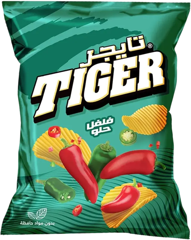 Süße Chili Tiger Chips 90 g.