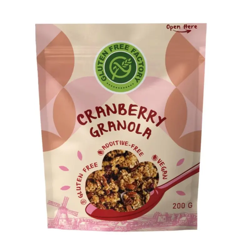 Cranberry-Granola, Gluten Free Factory, 200g