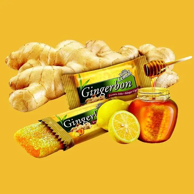 Gingerbon med honung och citron 125g
