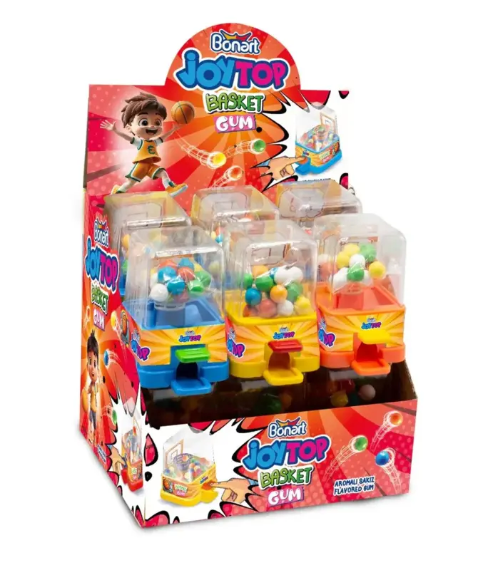 Bonart JoyTop Basket Tuggummileksak 24g
