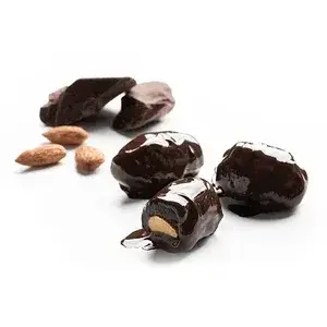 Dadler med mandler og mørk chokolade, Nalya,  100 gr.