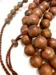 Äkta Trä Tasbih Mörkbrun Stor 99 pärlor