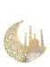 Eid Mubarak Trädekoration Guld 10 cm