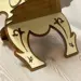 Koranhalter mit Kalligraphie aus Holz 40 cm