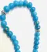 Aqua Blue Tasbih 33 pärlor