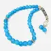 Aqua Blue Tasbih 33 pärlor