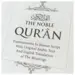 The Noble Quran med engelsk översättning samt latinska bokstäver