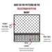 Hvid/Sort, 100 % Bomuld Keffiyeh