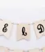 Eid mubarak Banner i Trä (13 x 18 Cm)