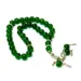 Klassisk perle tasbih med sølvdetaljer, 33 perler (7 farver)