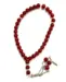 Klassisk perle tasbih med sølvdetaljer, 33 perler (7 farver)