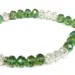 Ljusgrön & Vit Tasbih Med Glans