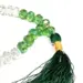 Ljusgrön & Vit Tasbih Med Glans