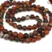 Röd Tigers Eye Tasbih 99 Pärlor Agatsten