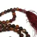 Röd Tigers Eye Tasbih 99 Pärlor Agatsten