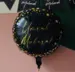 Smuk Umrah Mubarak Folie Ballon i Sort og Guld
