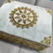Luksus Koran Gavesæt i Lyseblå og Guld, Model B