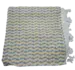 Hvid og Gul/Blå Keffiyeh