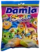 Damla Sour Fruit Bursts - Frugtkarameller med Surtpulverfyld - 250g