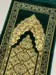 Mihrab gylden børnebedetæppe i velour