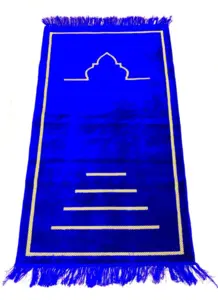 Pure Velour Bedetæppe Navy Blue