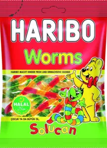 Gelégodis maskar Haribo 80g