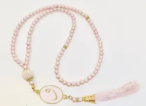 Perlen-Tasbeeh Rosa (99 Perlen)