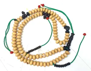 Kuka Ebony Ægte Træ Tasbeeh Stor 99 perler