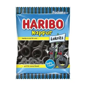 Nappar Lakritz Haribo 80g