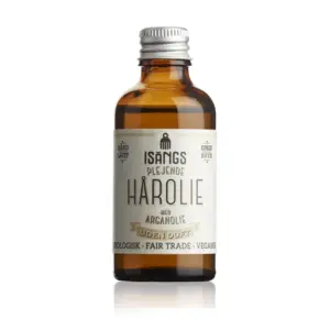 Plejende Hårolie Uden Duft, Isangs, 50ml (bedst før 8-2025)