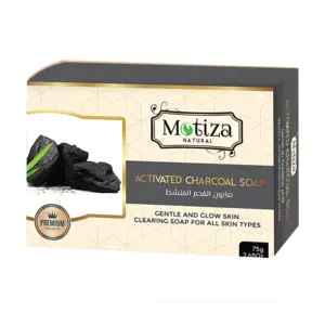 Holzkohleseife 75g - Motiza