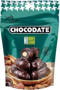Chokodadler Fra Chocodate Mørk chokolade 90 g (uden tilsat sukker)