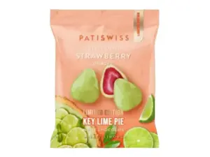 Frysetørret Jordbær, Med Lime Pie,  Patiswiss