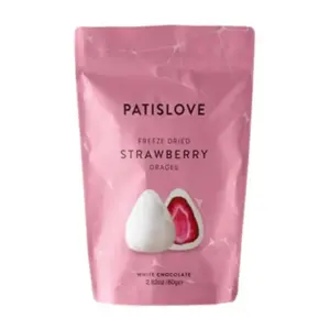 Frysetørret Jordbær Med Hvid Chokolade, Patislove