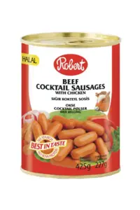 Cocktailkorvar av nöt och kyckling, Robert, 425g